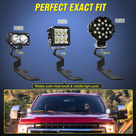 Nilight side profile highlighting thickened metal, provides stronger support for heavy lights