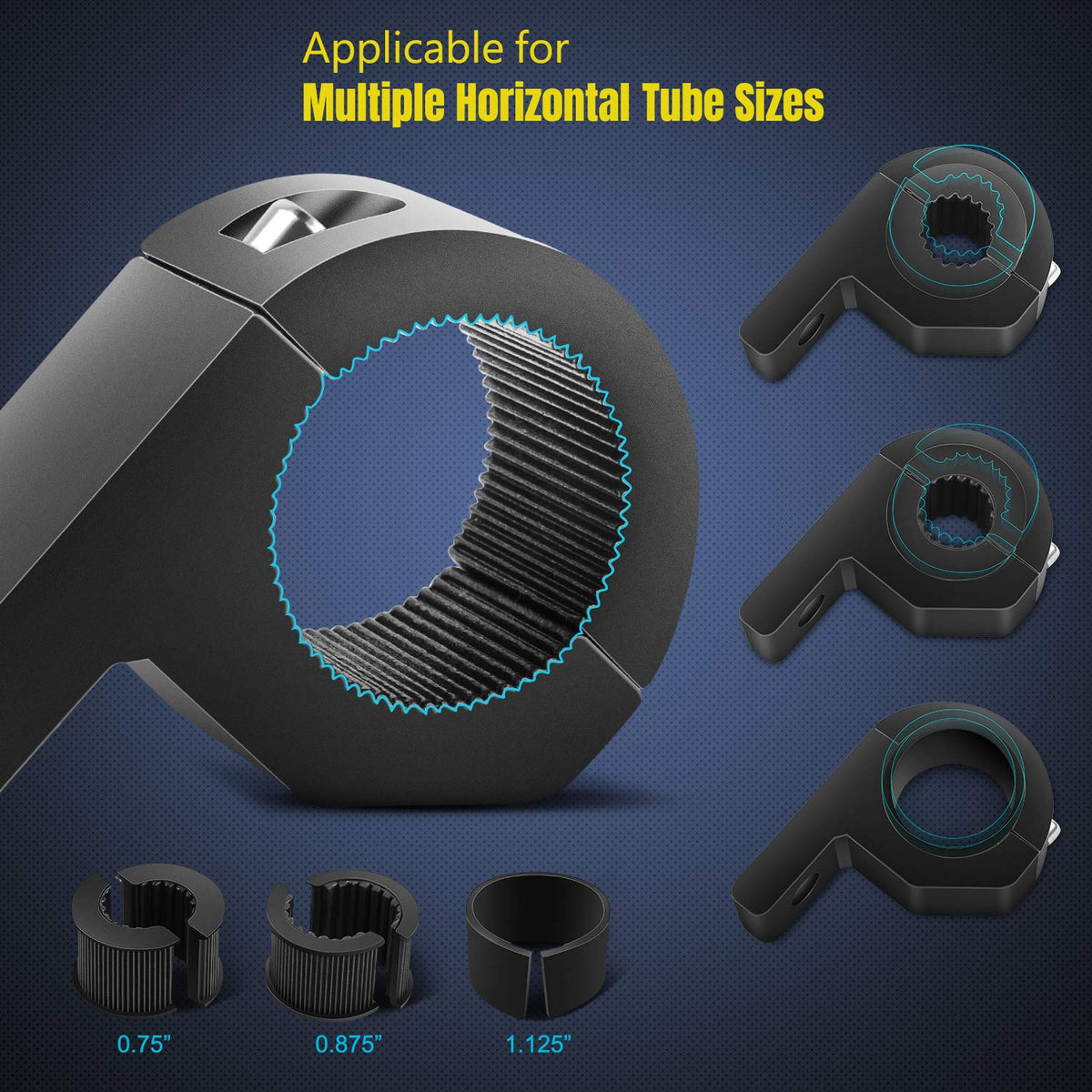 Nilight side profile with 8mm screw highlighting compatibility and solid hold