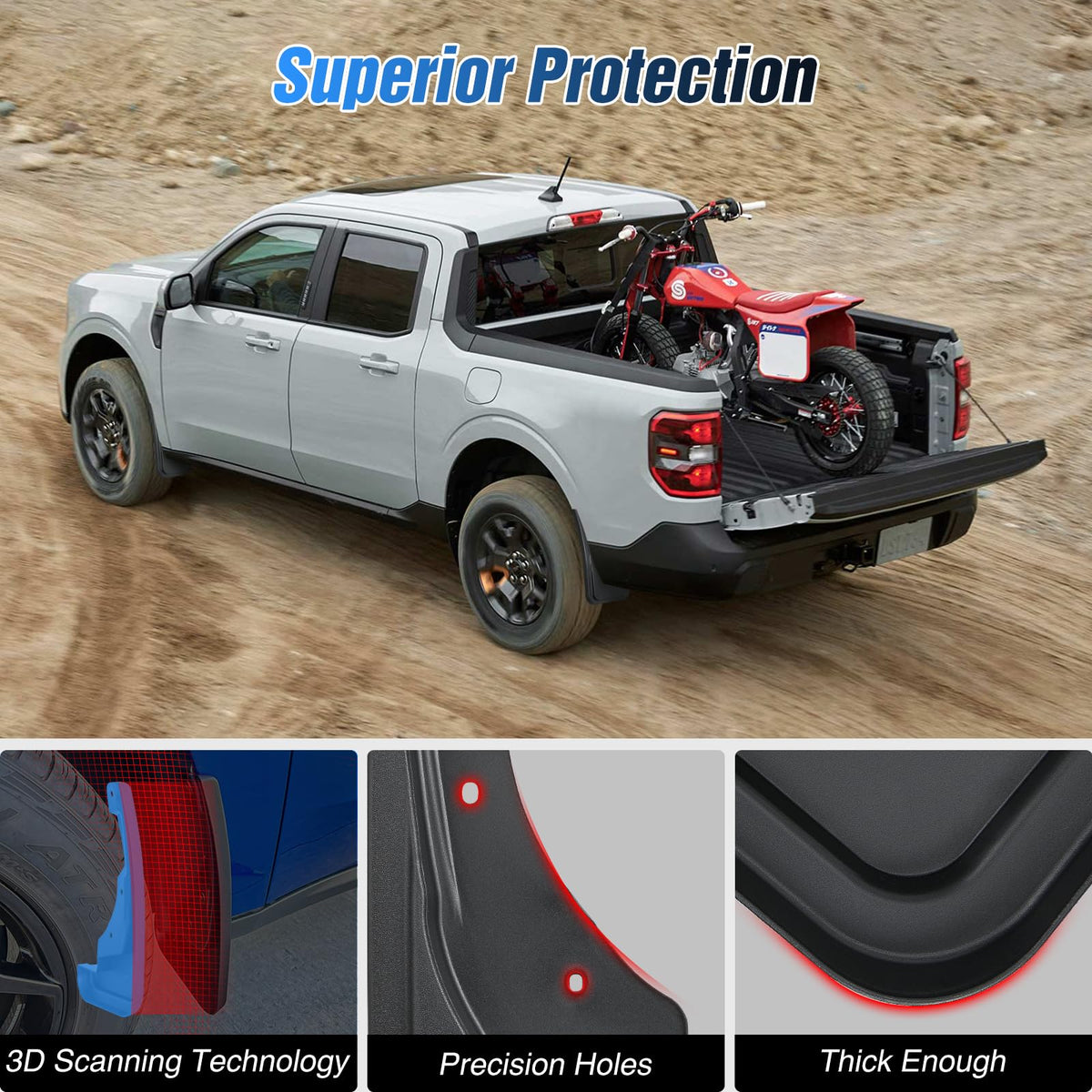 Nilight side profile on Maverick showing sleek protective coverage