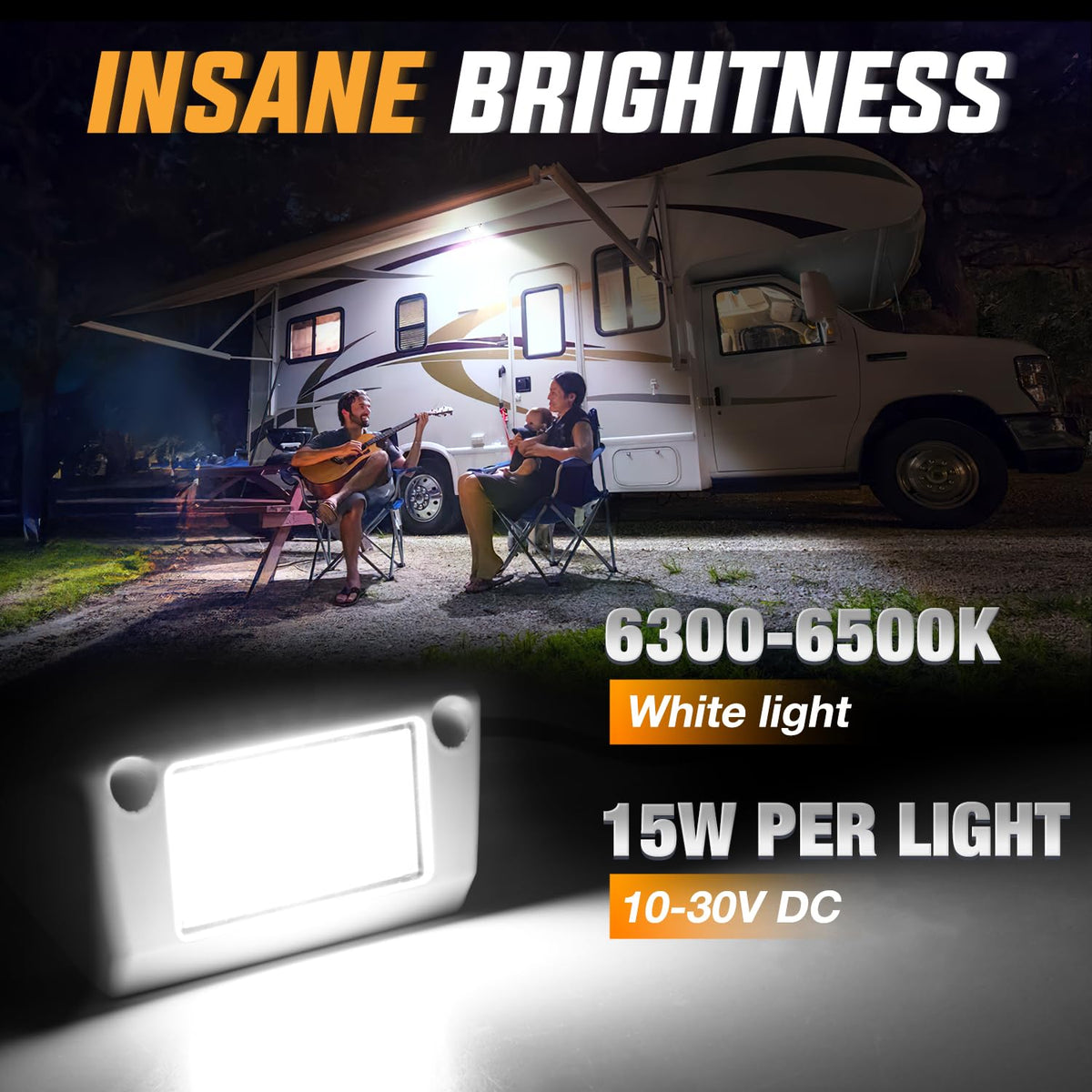 Nilight side profile highlighting low-profile mount and corrosion-resistant housing benefit