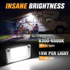 Nilight side profile highlighting low-profile mount and corrosion-resistant housing benefit