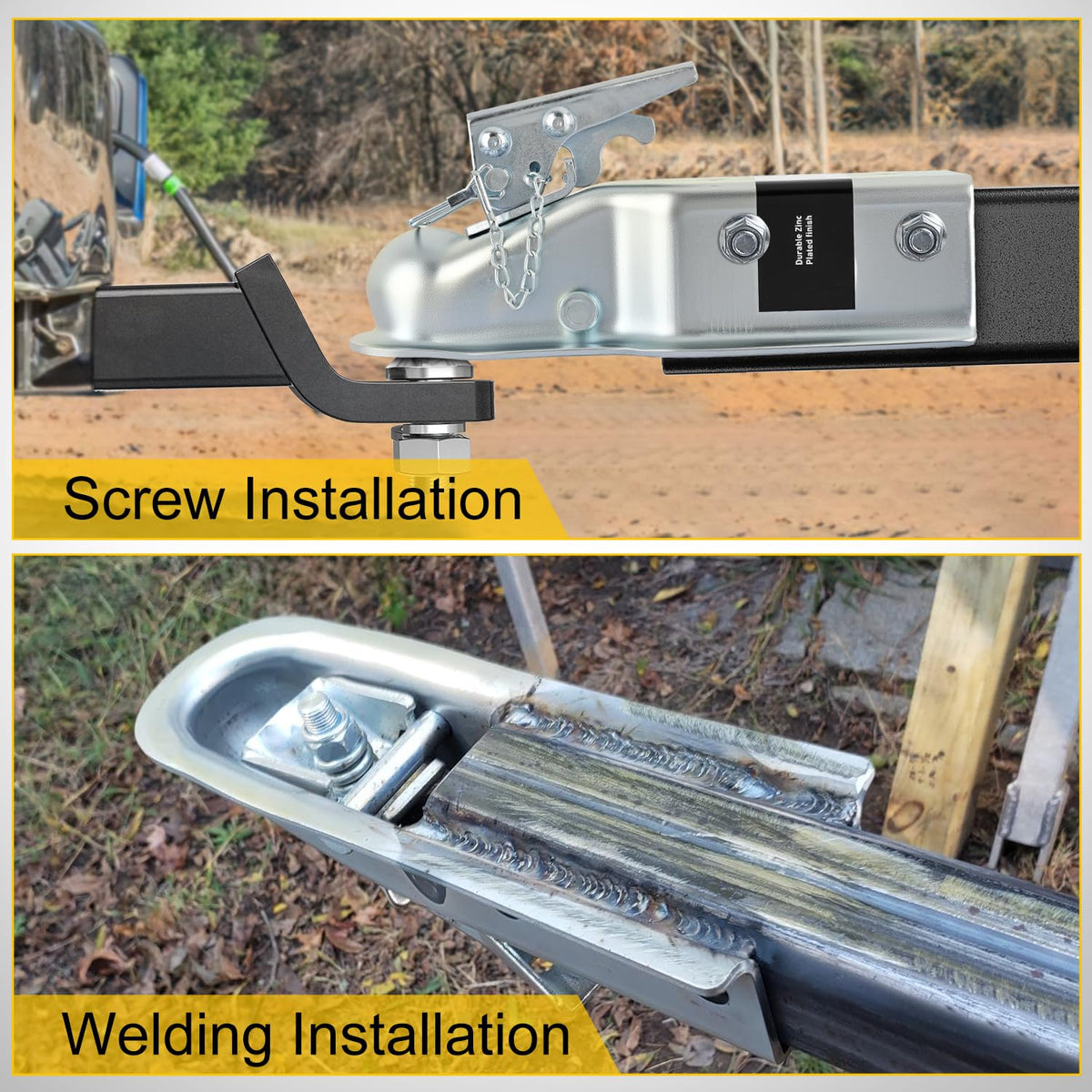 Nilight beside a 2-inch hitch ball for clear fit and scale reference