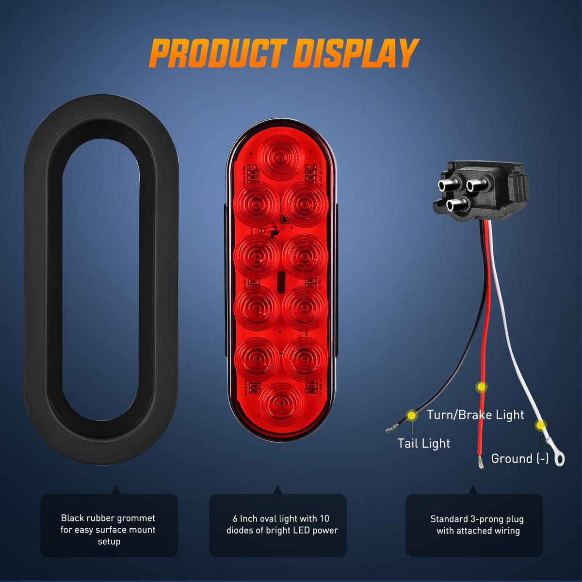 Nilight cardboard drill template and lamp showing accurate hole sizing benefit