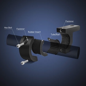 Nilight next to wrench for scale showing lightweight, tool-friendly installation