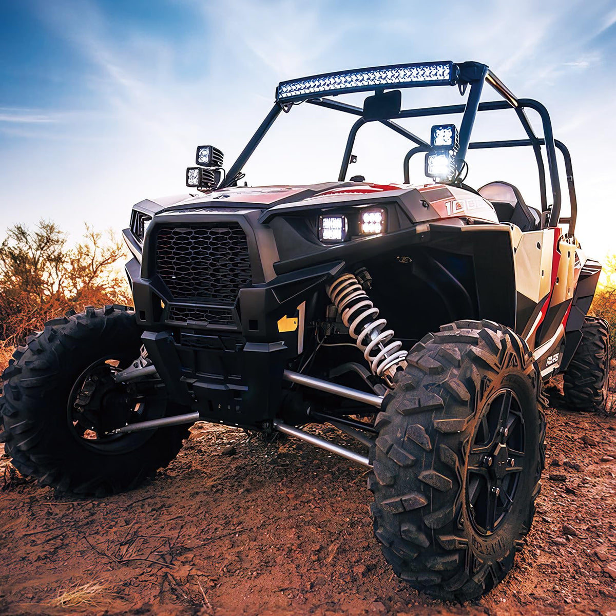 Nilight held in hand to show compact 3-inch size and easy mounting