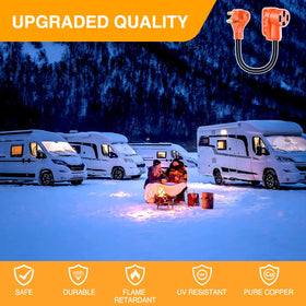 Nilight molded hanging loop for tidy storage and reduced ground contact