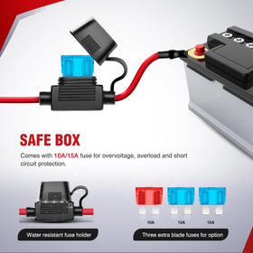 Nilight illuminated rocker switch close-up for clear nighttime operation benefit