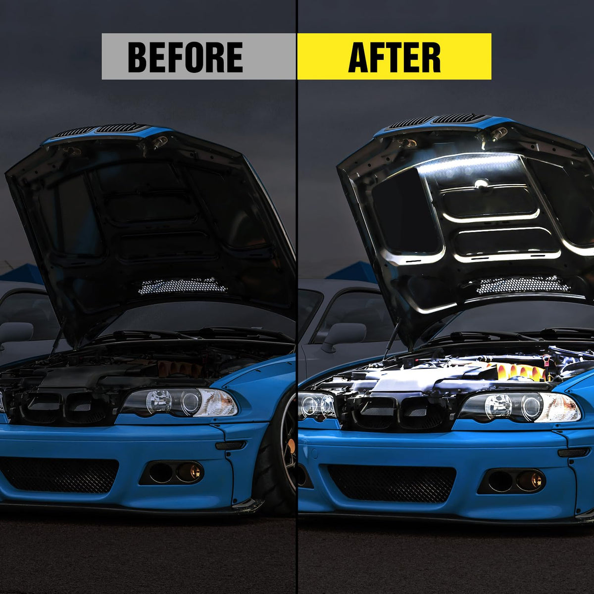 Nilight detail of automatic pin switch and manual toggle showing easy wiring control