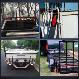 Nilight installed on trailer demonstrating improved rear visibility on road