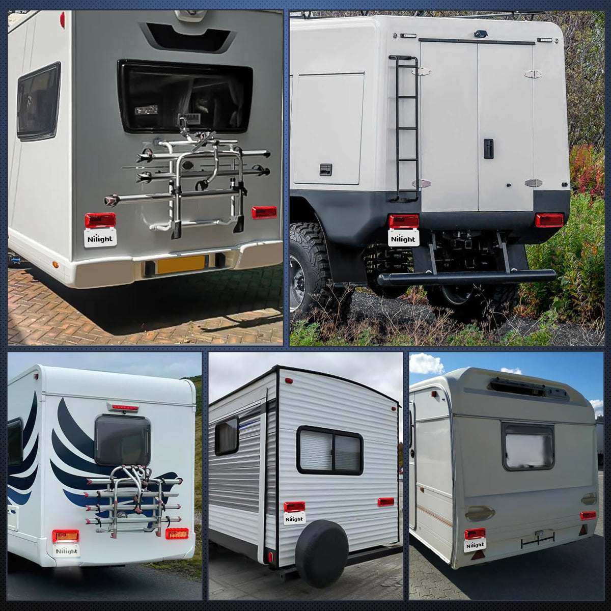 Nilight included screws and mount hardware showing ready-to-install convenience