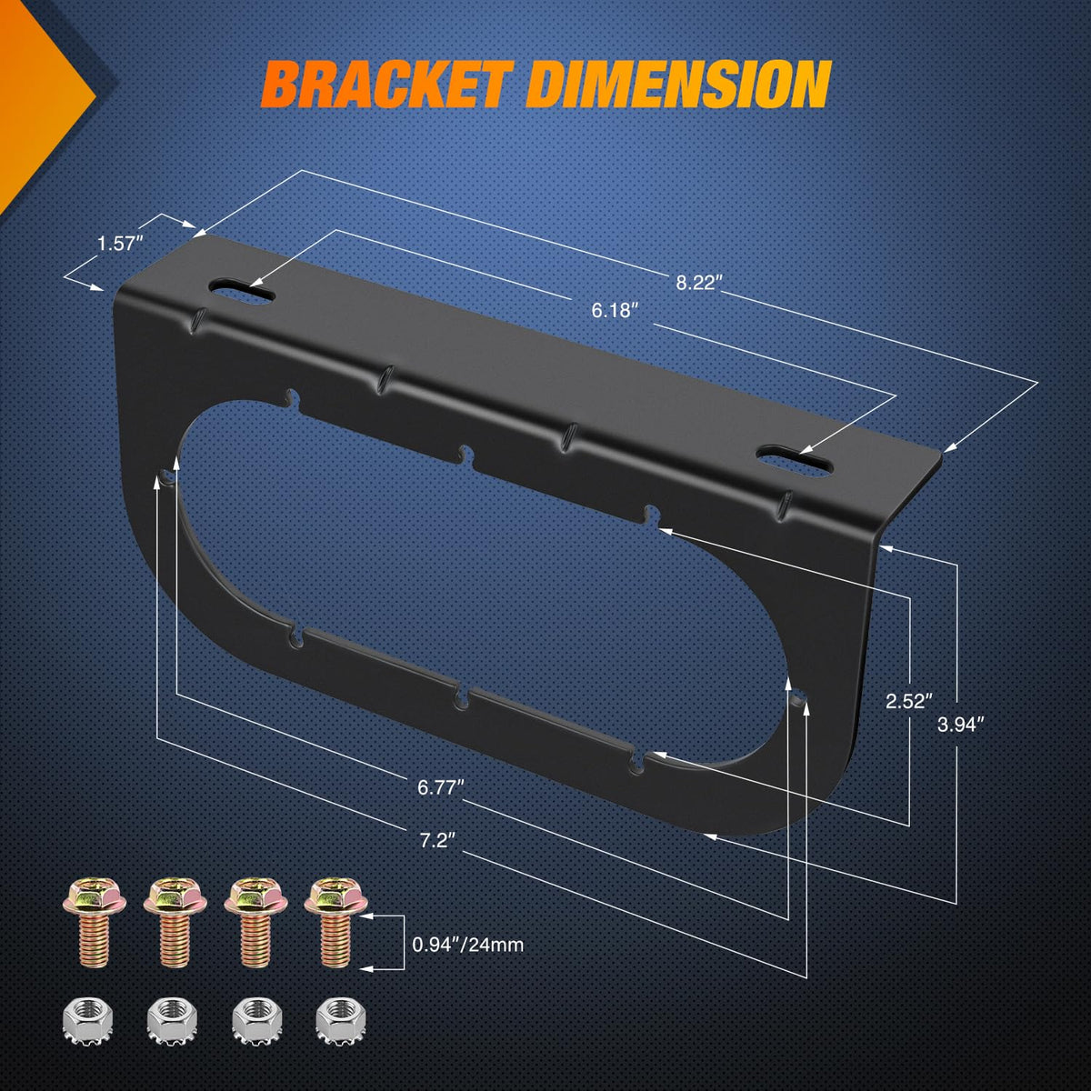 Nilight side ear detail illustrating secure bracket fit and reduced vibration risk