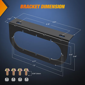 Nilight side ear detail illustrating secure bracket fit and reduced vibration risk