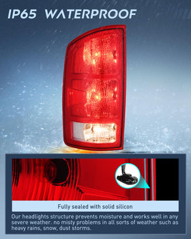 Nilight taillight back and connector showing OE-style plug for easy install
