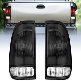 Nilight front view of taillight assembly showing smoked lens and improved appearance