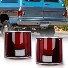 Nilight taillight front assembly showing clean lens and improved visibility