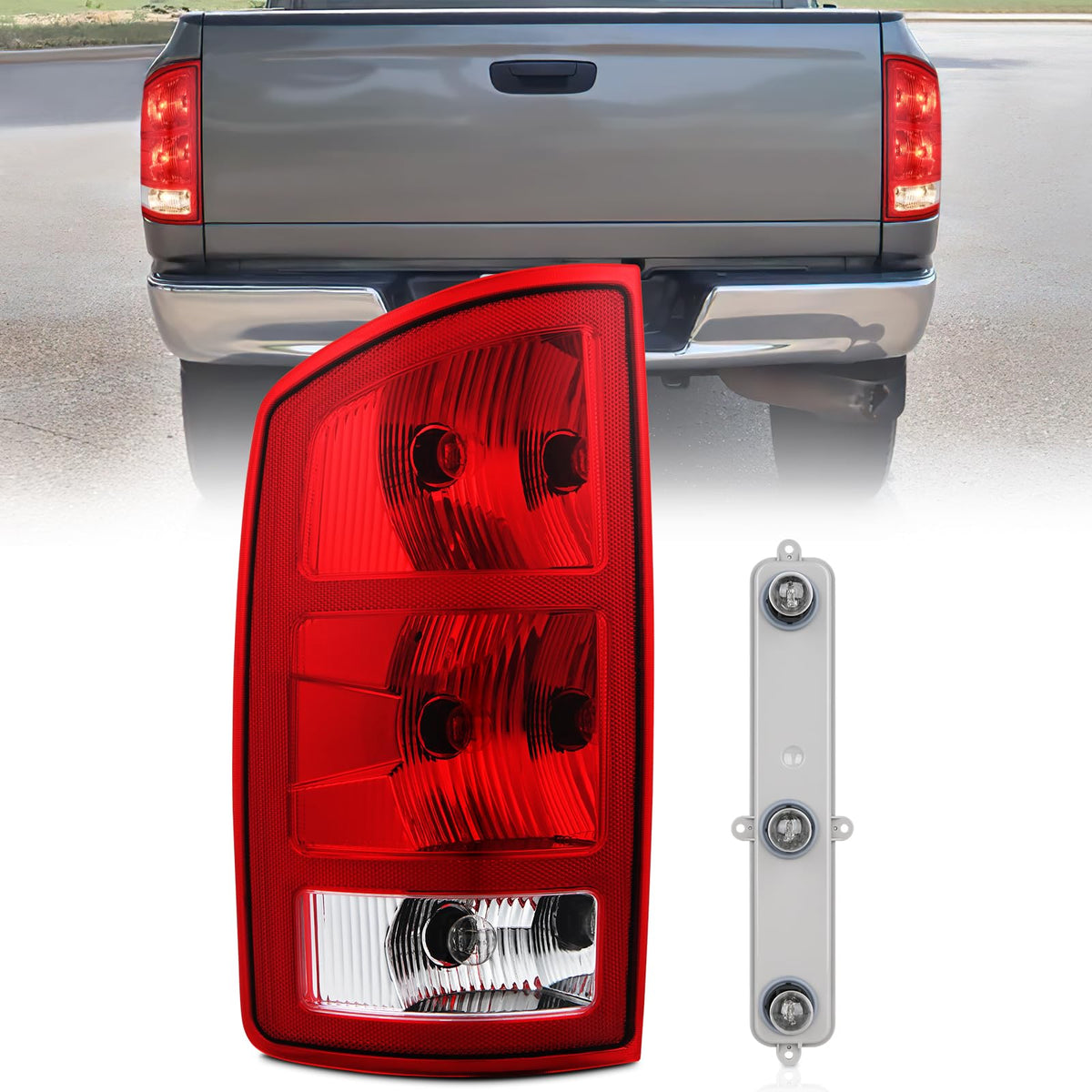 Nilight taillight front view showing clean lens and improved rear look