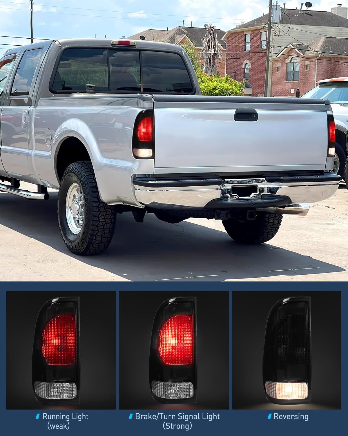 Nilight taillight installed on Ford F-150 showing correct alignment and aesthetics