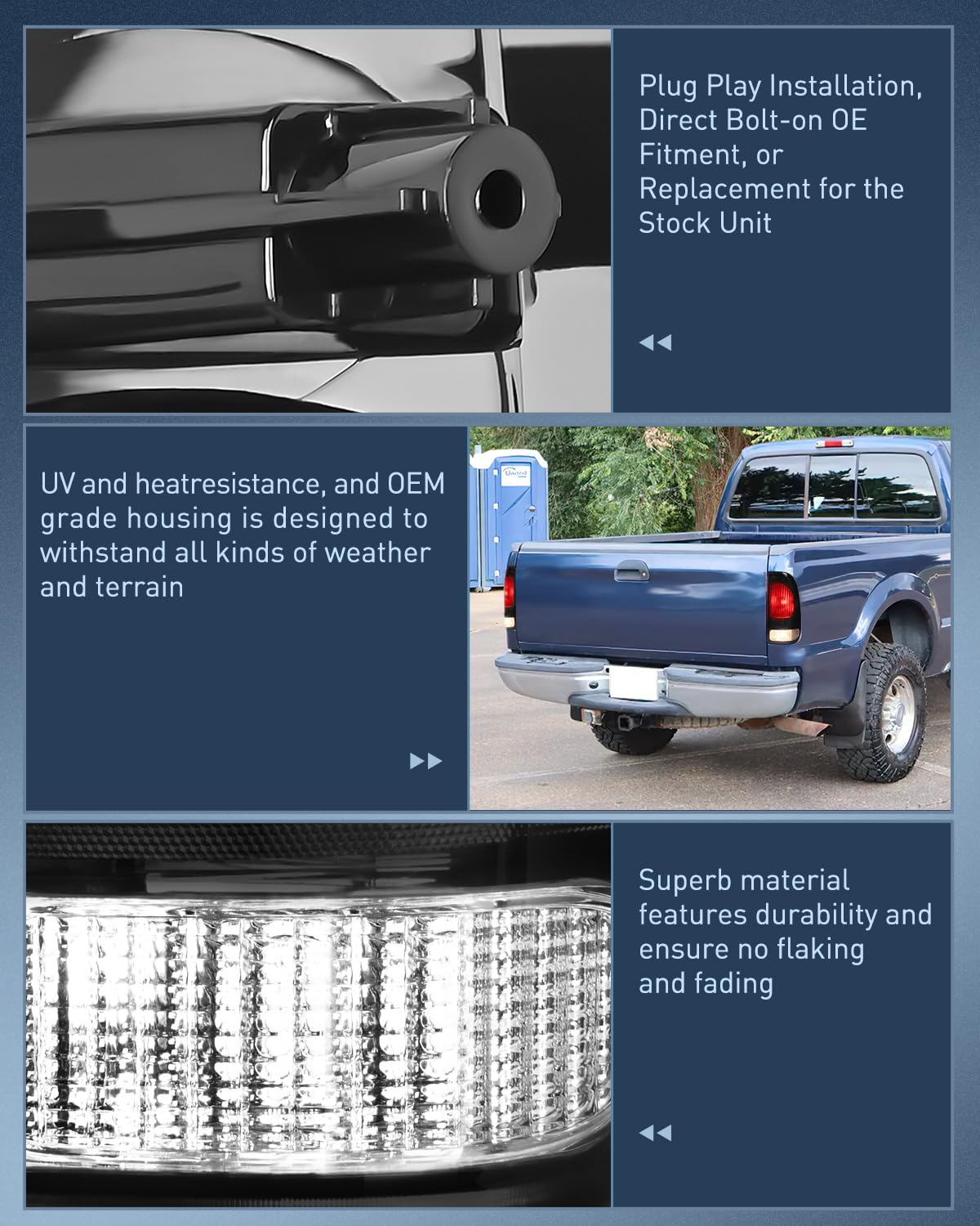 Nilight taillight beside ruler indicating exact scale for fit verification