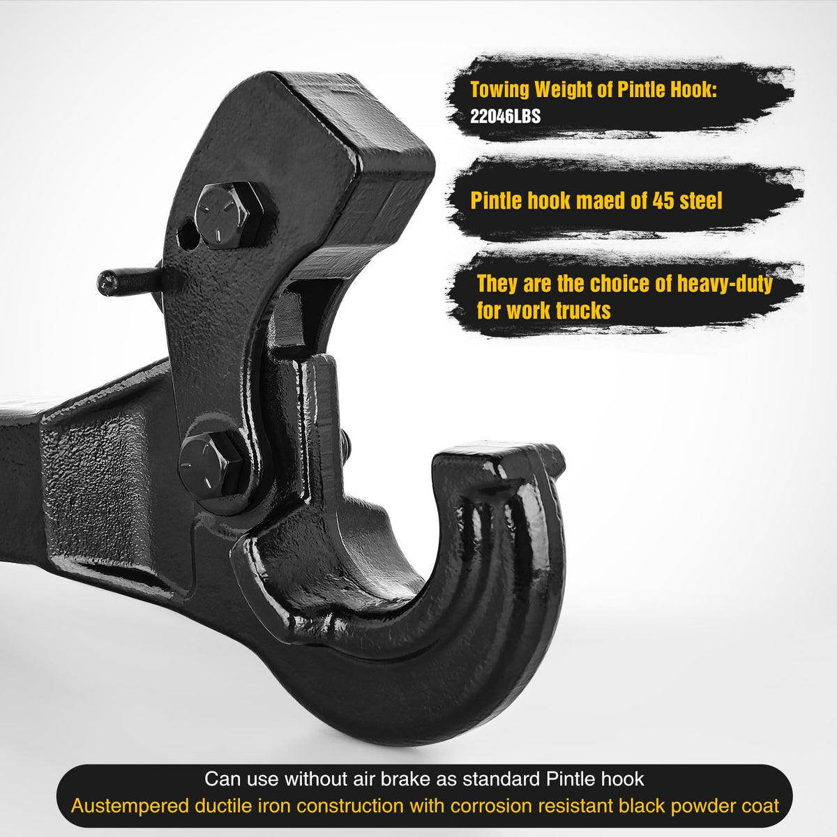 Nilight tethered pin and clip pictured for convenience and no-loss benefit