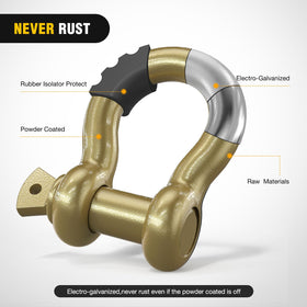 Nilight galvanized and powder-coat finish resisting corrosion
