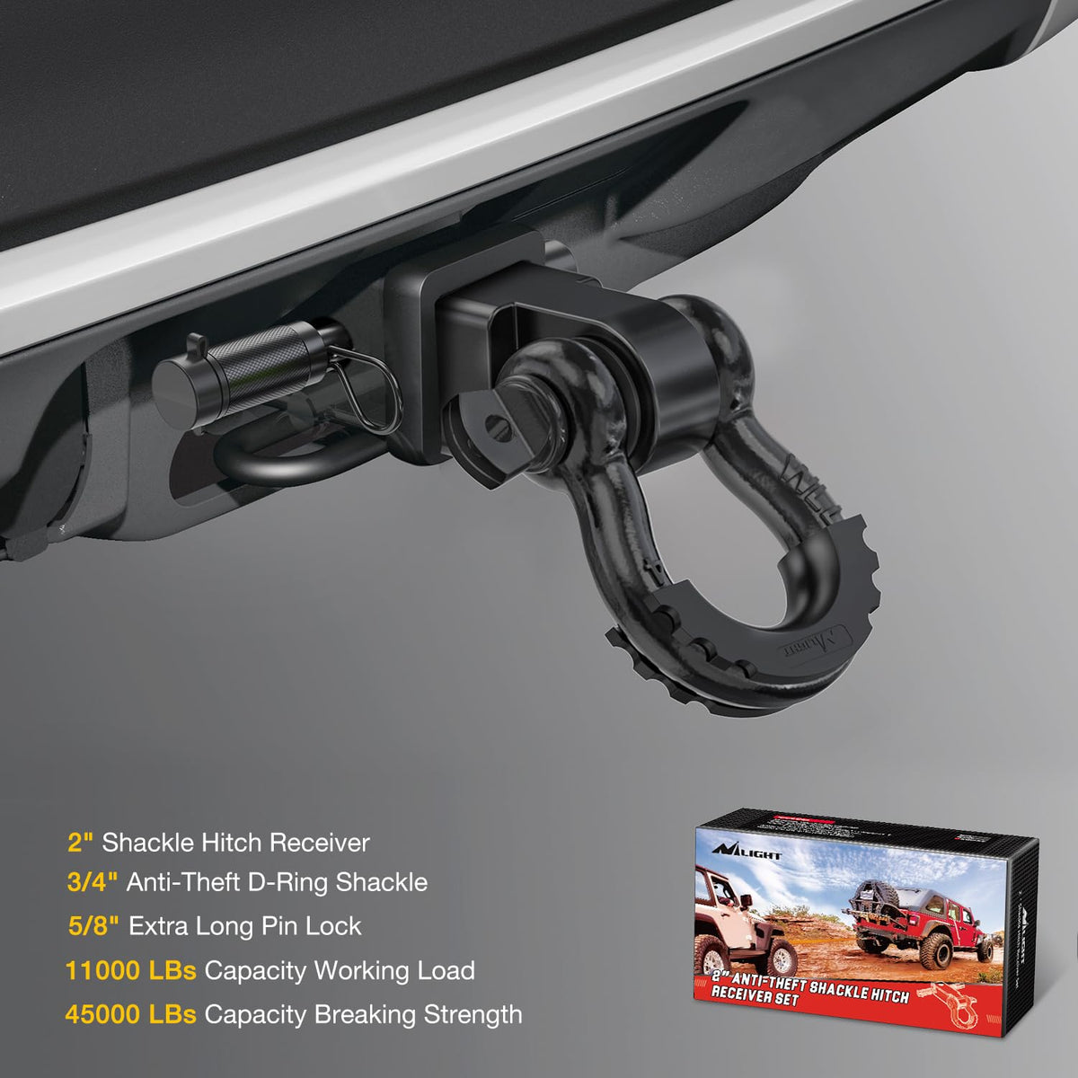 Nilight powder-coat and electro-galvanized finish texture resisting corrosion