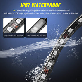 Nilight waterproof soft-hose encapsulation highlighting weather protection