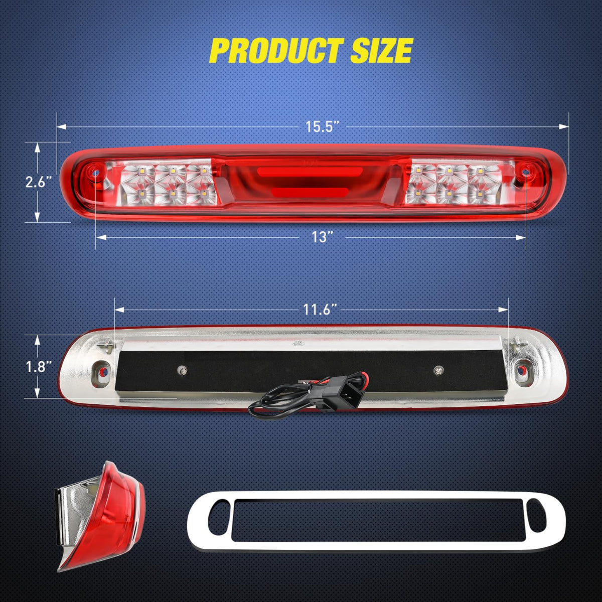 Nilight close-up of LED array highlighting bright, fast illumination benefit