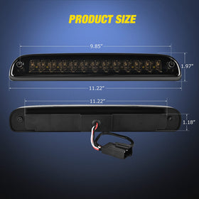 Nilight close-up of LED array highlighting high-output LEDs for quicker brake signaling