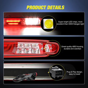 Nilight mounted on Silverado rear showing seamless vehicle integration and safety