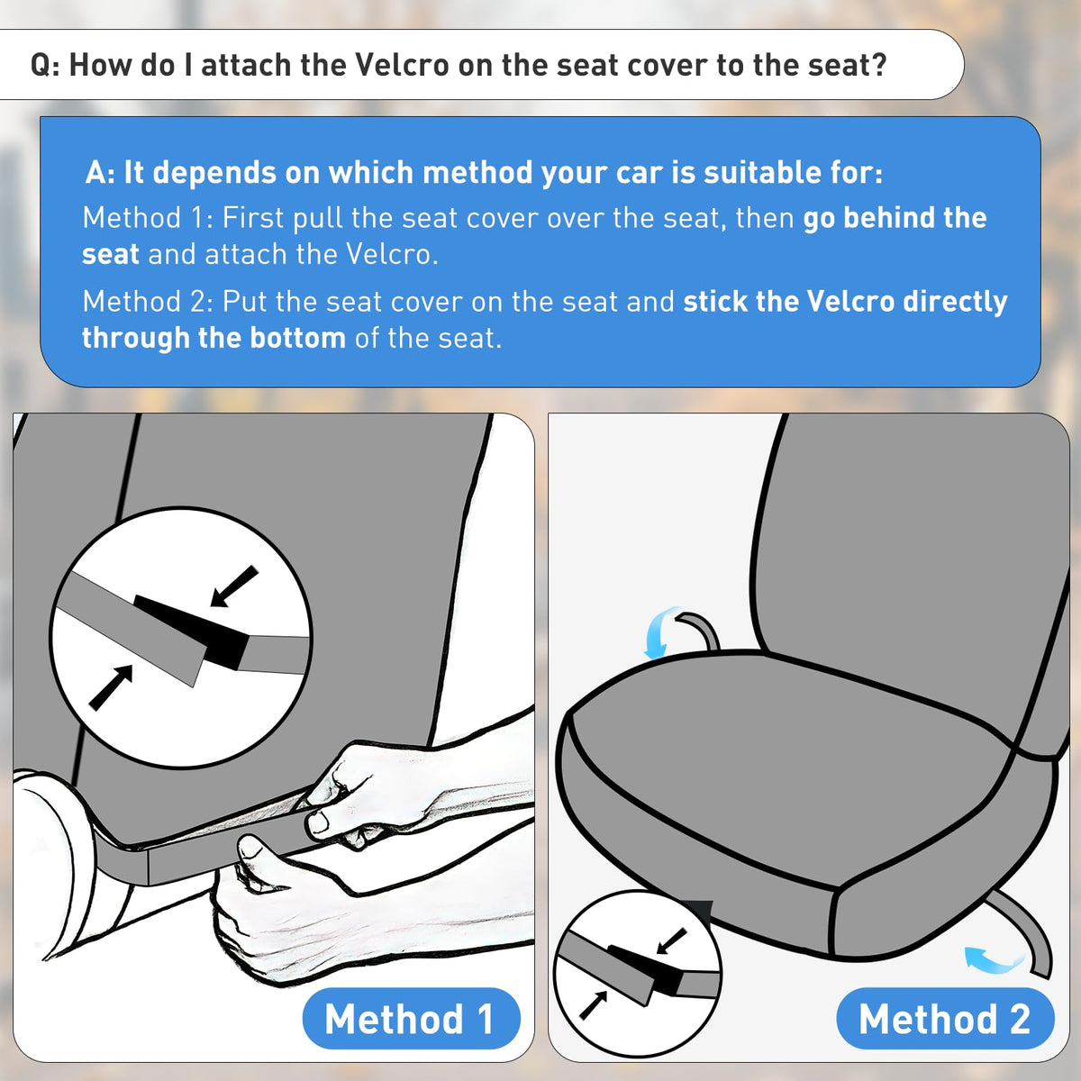 Nilight top-down view showing seat scale and fit for most vehicles