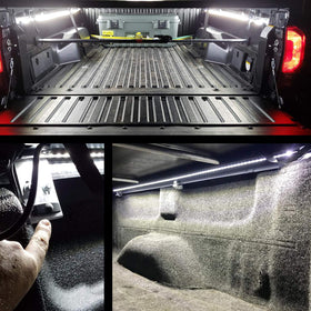Nilight TR-05 illuminating an RV awning showing practical outdoor use