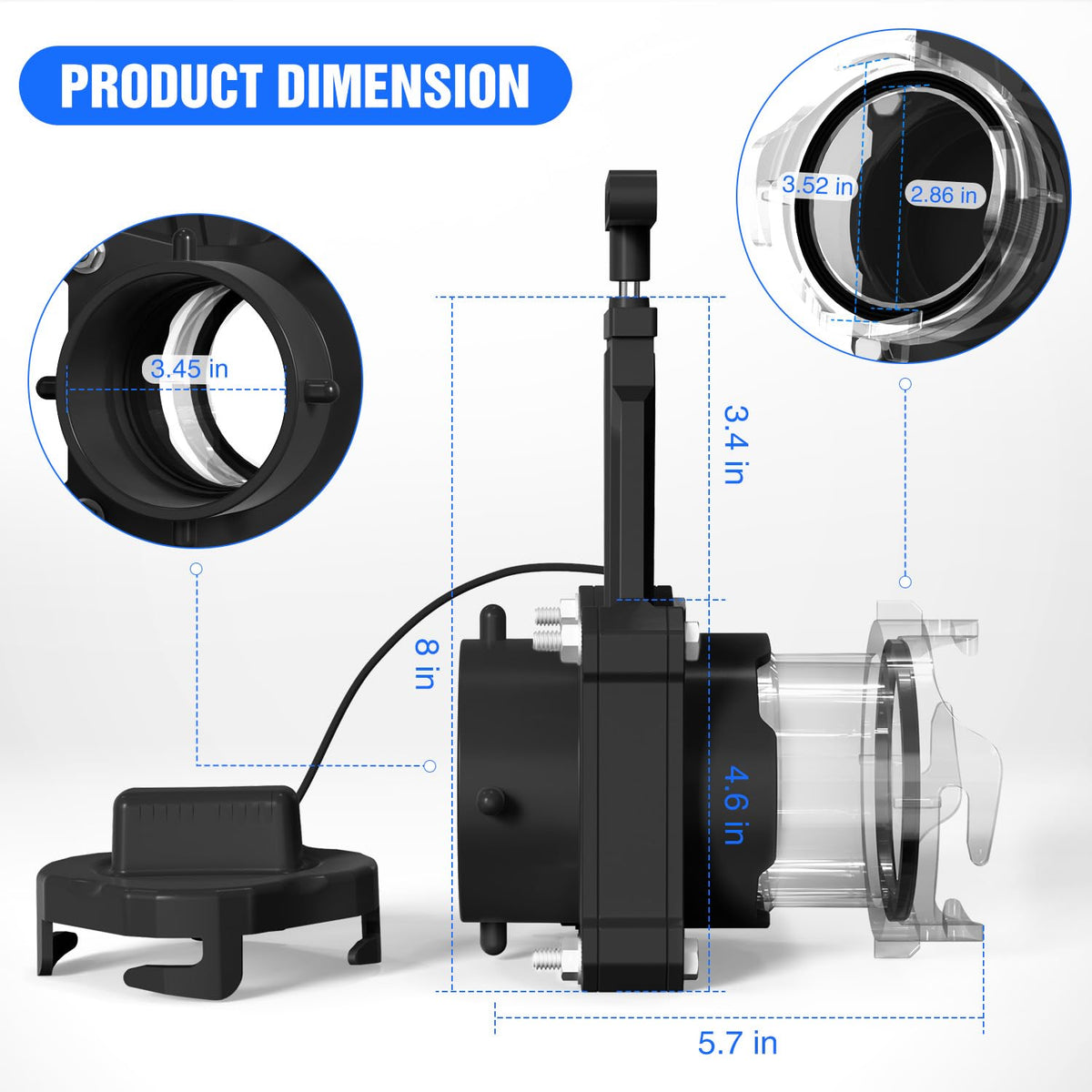 Nilight transparent body closeup revealing flow monitoring benefit