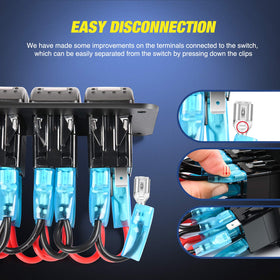 Nilight harness routed neatly under hood showing organized wiring for installation benefit