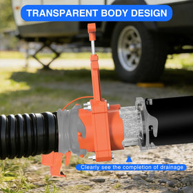 Nilight valve next to ruler scale showing compact size and serviceability
