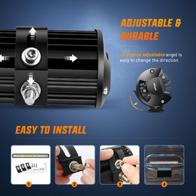 Nilight under water spray demonstrating IP67 resistance and weatherproof durability benefit