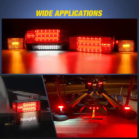 Nilight submerged light closeup showing IP68 waterproofing for marine use