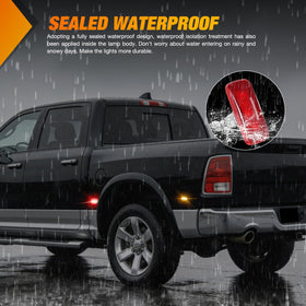 Nilight waterproof lens seal close-up, durable weatherproof benefit