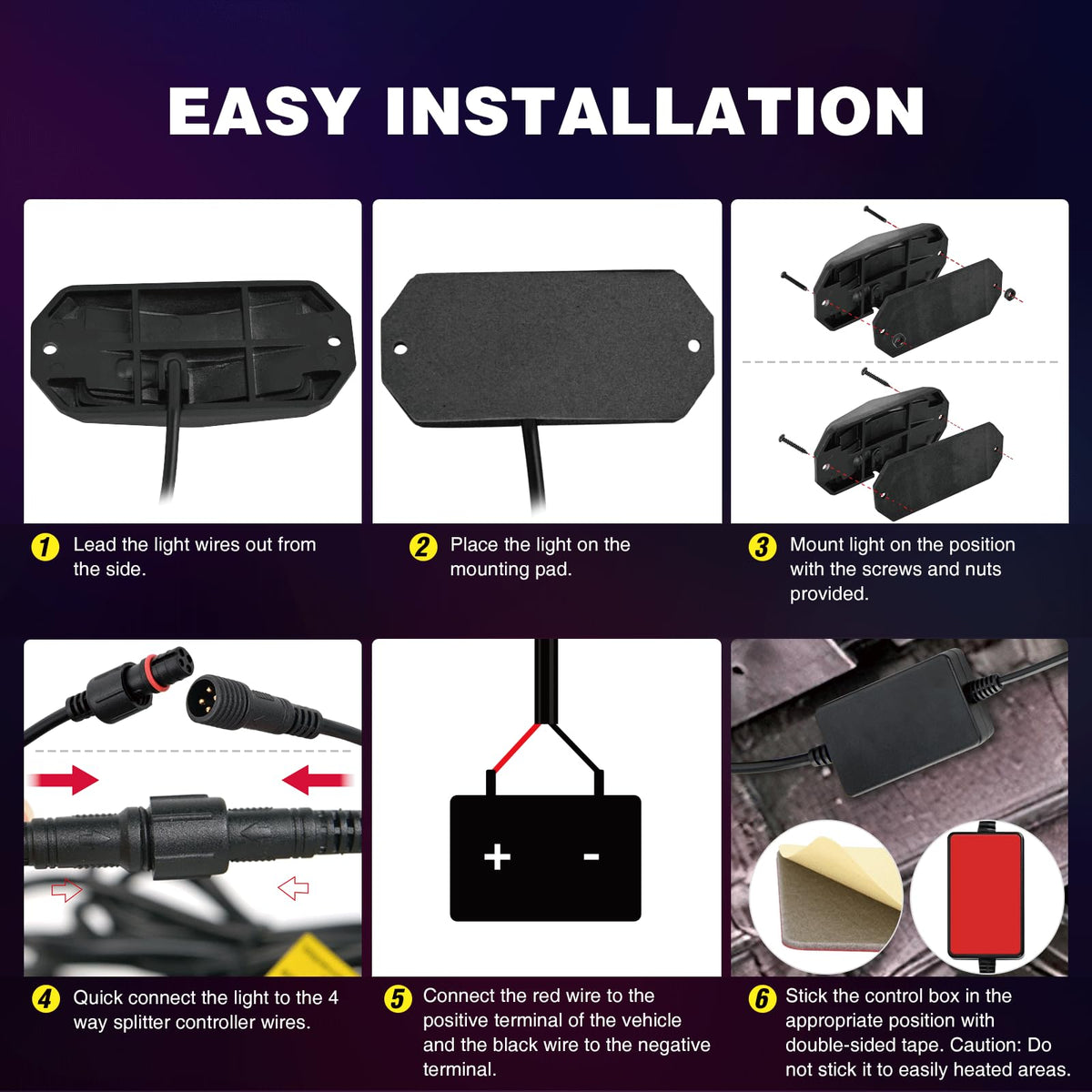 Nilight waterproof seal detail protecting electronics from water damage