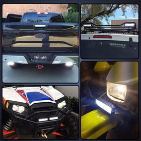 Nilight pod splash test showing IP67 protection against water and dust