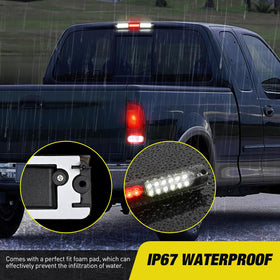 Nilight under running water to show IP67 weather resistance and protection