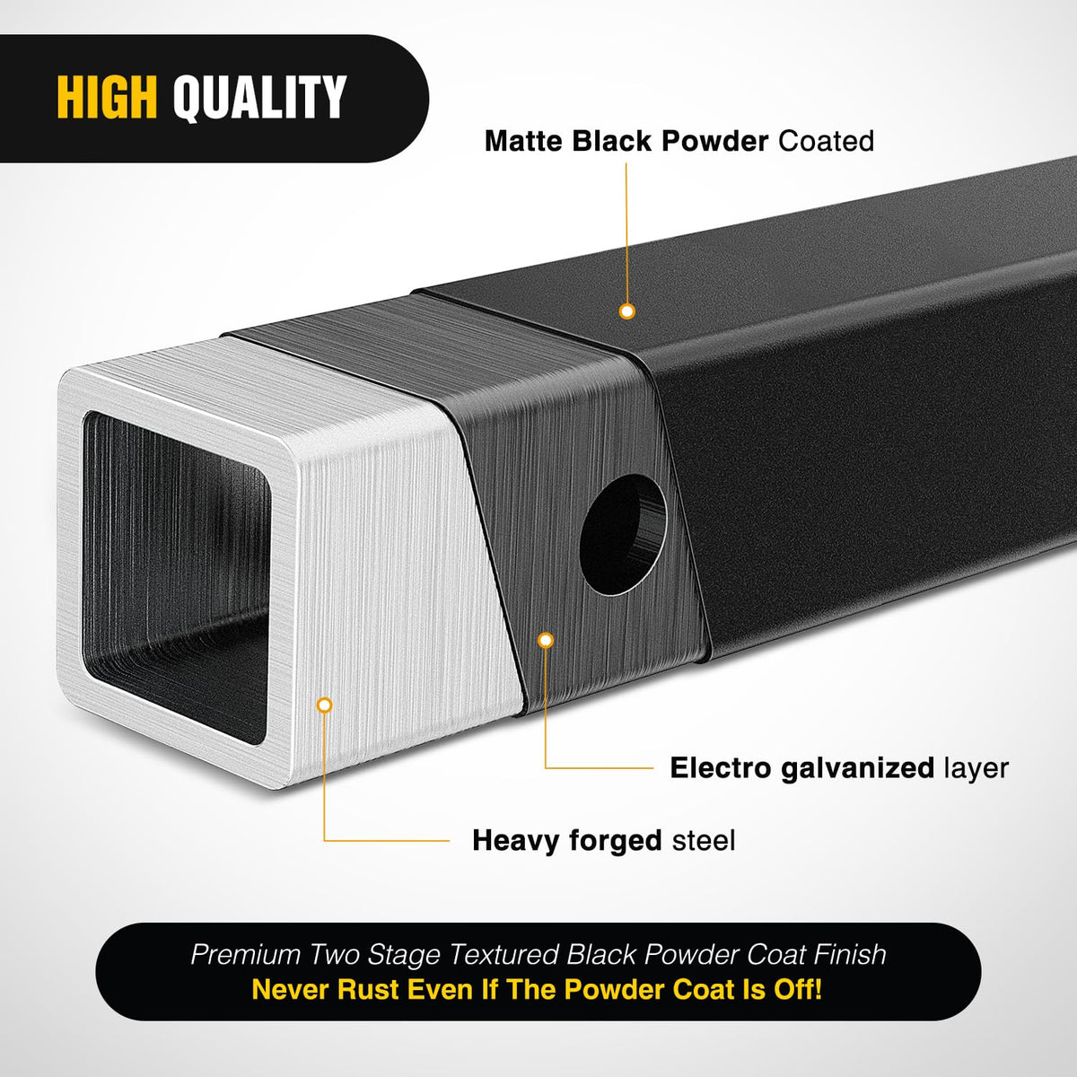 Nilight full-edge weld detail demonstrating stronger joints