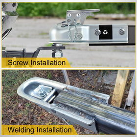 Nilight welded installation example demonstrating permanent mount strength
