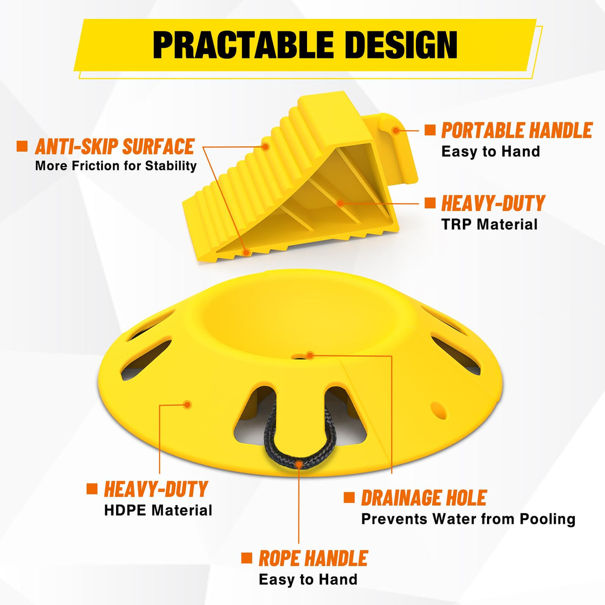 Nilight wheel dock side profile distributing load to prevent sinking
