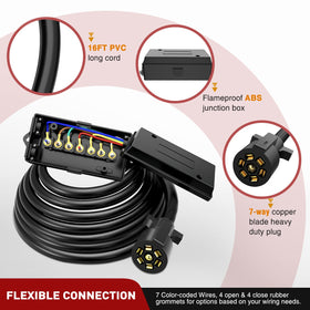 Nilight color-coded pole detail to simplify matching and installation