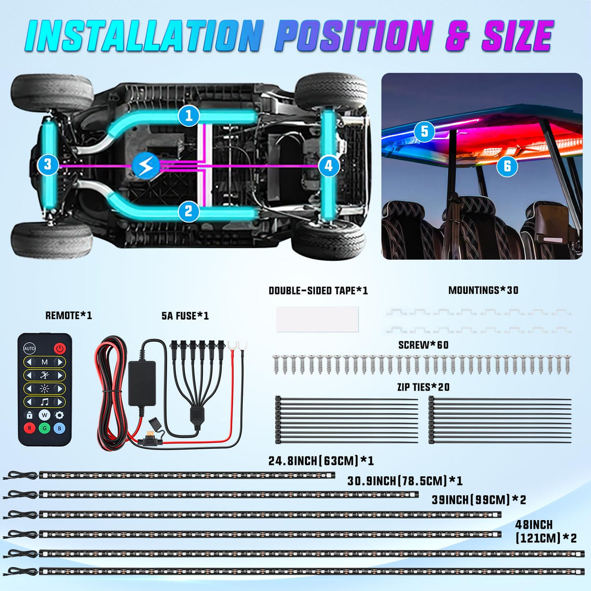 Nilight wiring connection and series joints showing straightforward setup