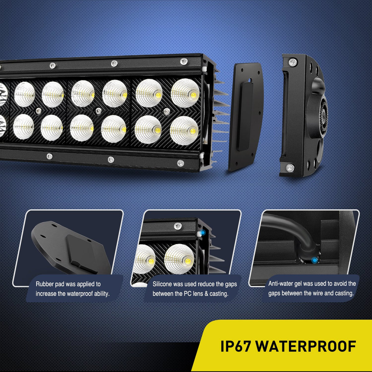 Nilight 14AWG wiring harness with 5-pin rocker switch for easy installation