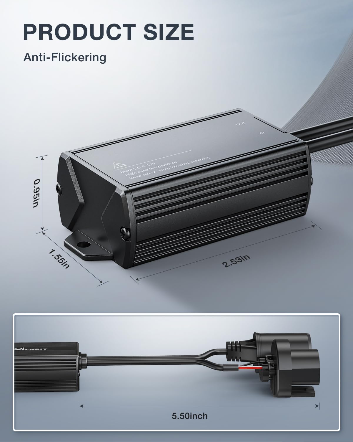 Nilight wiring plug and socket detail for plug-and-play installation benefit