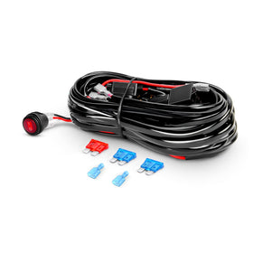 Nilight ZH006 wiring harness and connectors displaying ready-to-install conductivity