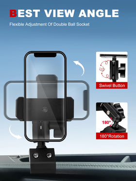 nilkatss clamp close-up with rubber lining protecting phone edges