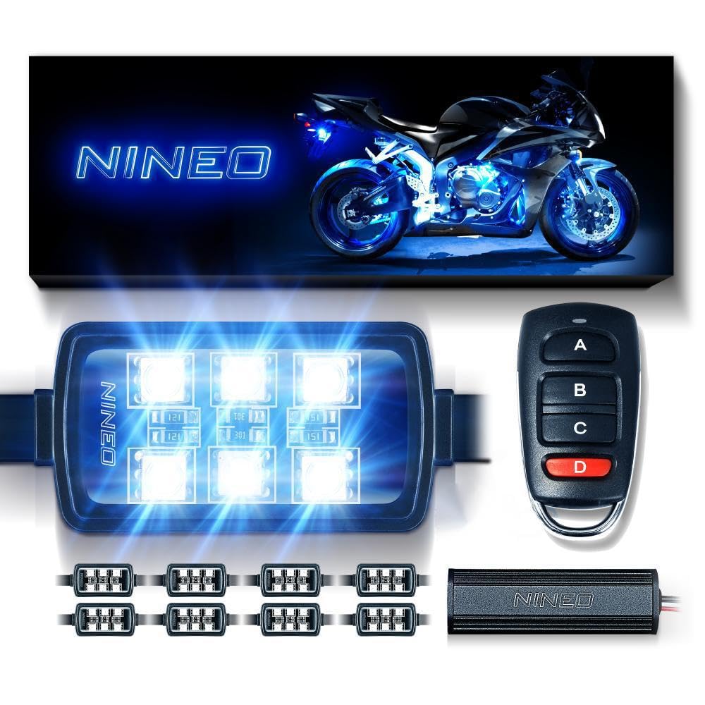 NINEO front packaging showing complete 8-piece kit and accessories for quick setup